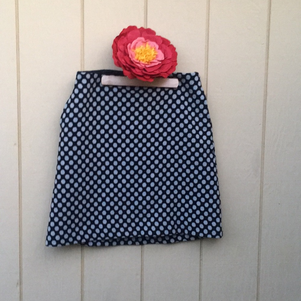 ⚪️⚫️Knit Polka Dot Boden Skirt ⚪️⚫️